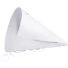 Kartongstrut, H: 23 cm, Dia. 16,5 cm, 230 g, vit, 50 st./ 1 förp.