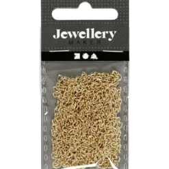 Kedja, B: 2 mm, förgylld, 2 m/ 1 förp.
