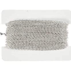 Kedja, B: 2 mm, försilvrad, 20 m/ 1 st.