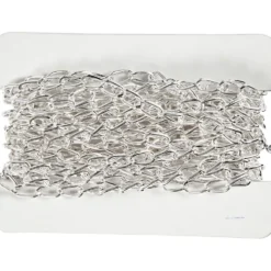 Kedja, B: 6 mm, försilvrad, 5 m/ 1 st.