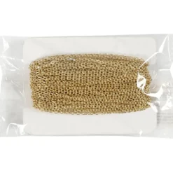 Kedja, B: 2 mm, guldfärgad, 20 m/ 1 förp.