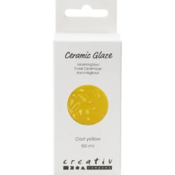 Keramikglasyr, 984-1101 °C, täckande, cad Yellow, 60 ml/ 1 burk