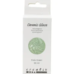 Keramikglasyr, 984-1101 °C, täckande, paris green, 60 ml/ 1 burk
