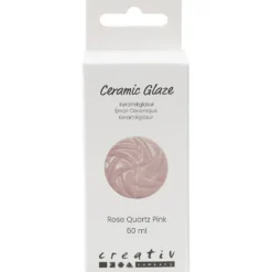 Keramikglasyr, 984-1101 °C, täckande, rose, 60 ml/ 1 burk