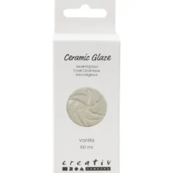 Keramikglasyr, 984-1101 °C, täckande, vanilla, 60 ml/ 1 burk