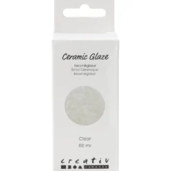 Keramikglasyr, 984-1101 °C, transparent, klar, 60 ml/ 1 burk