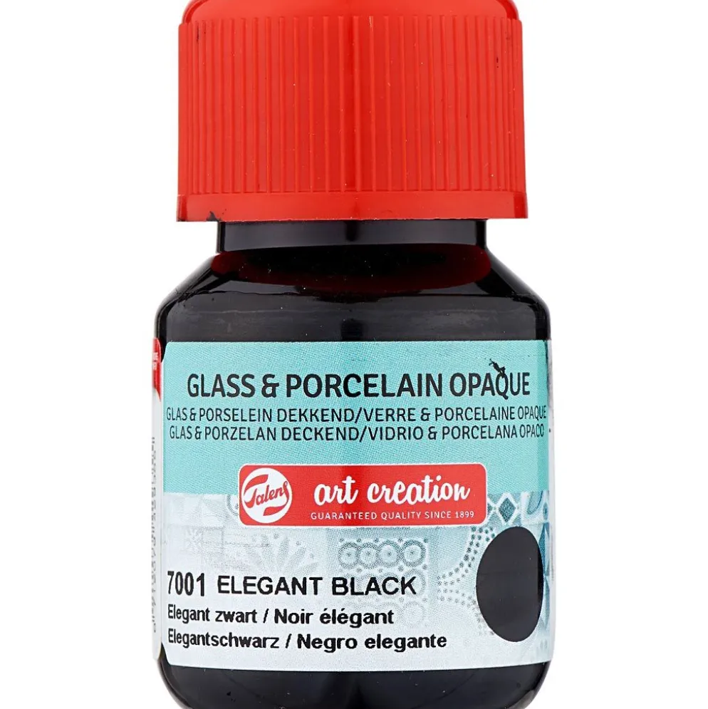 Keramik- och porslinsfärg, svart, 30 ml/ 1 flaska