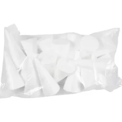 Käglor, H: 14,5 cm, Dia. 6 cm, vit, 25 st./ 1 förp.