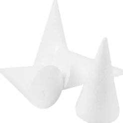 Käglor, H: 14,5 cm, Dia. 6 cm, vit, 25 st./ 1 förp.