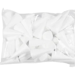 Käglor, H: 11 cm, Dia. 5,5 cm, vit, 50 st./ 1 förp.