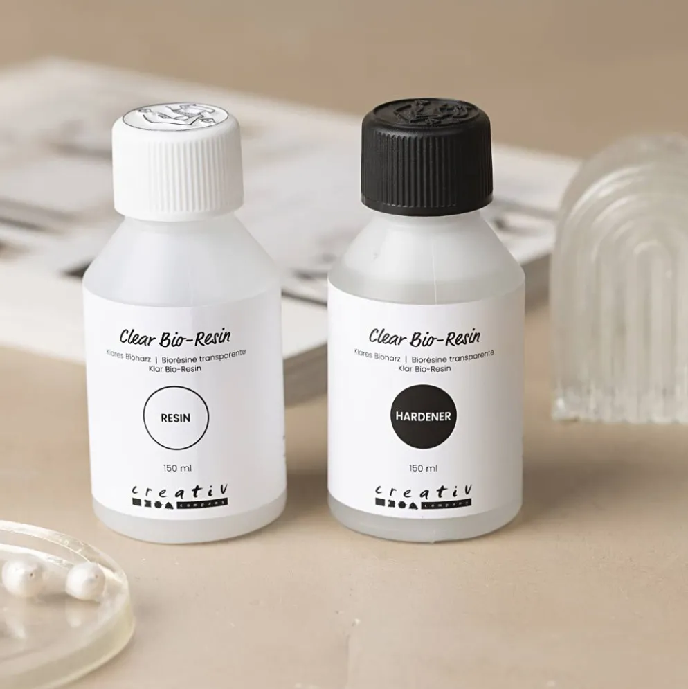 Klar Bio-Resin, klar, 2x150 ml/ 1 förp.