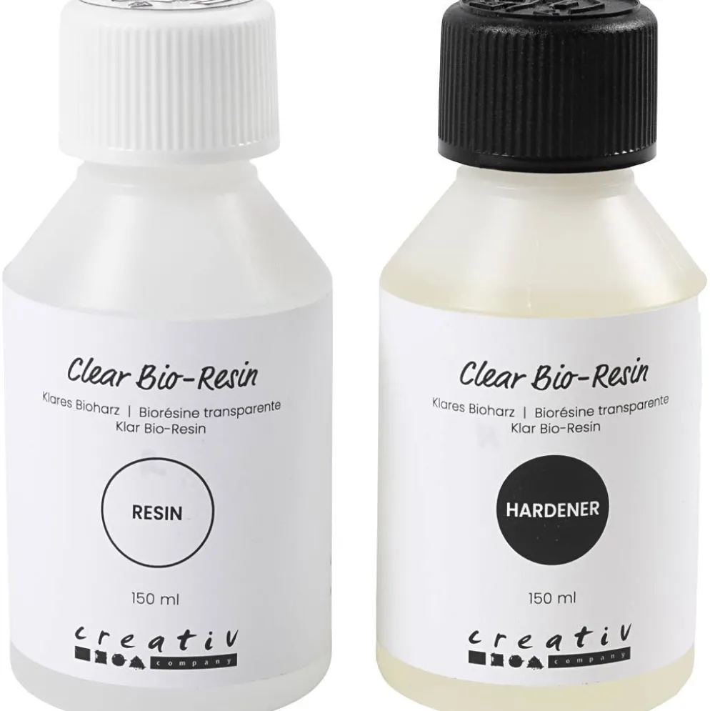 Klar Bio-Resin, klar, 2x150 ml/ 1 förp.