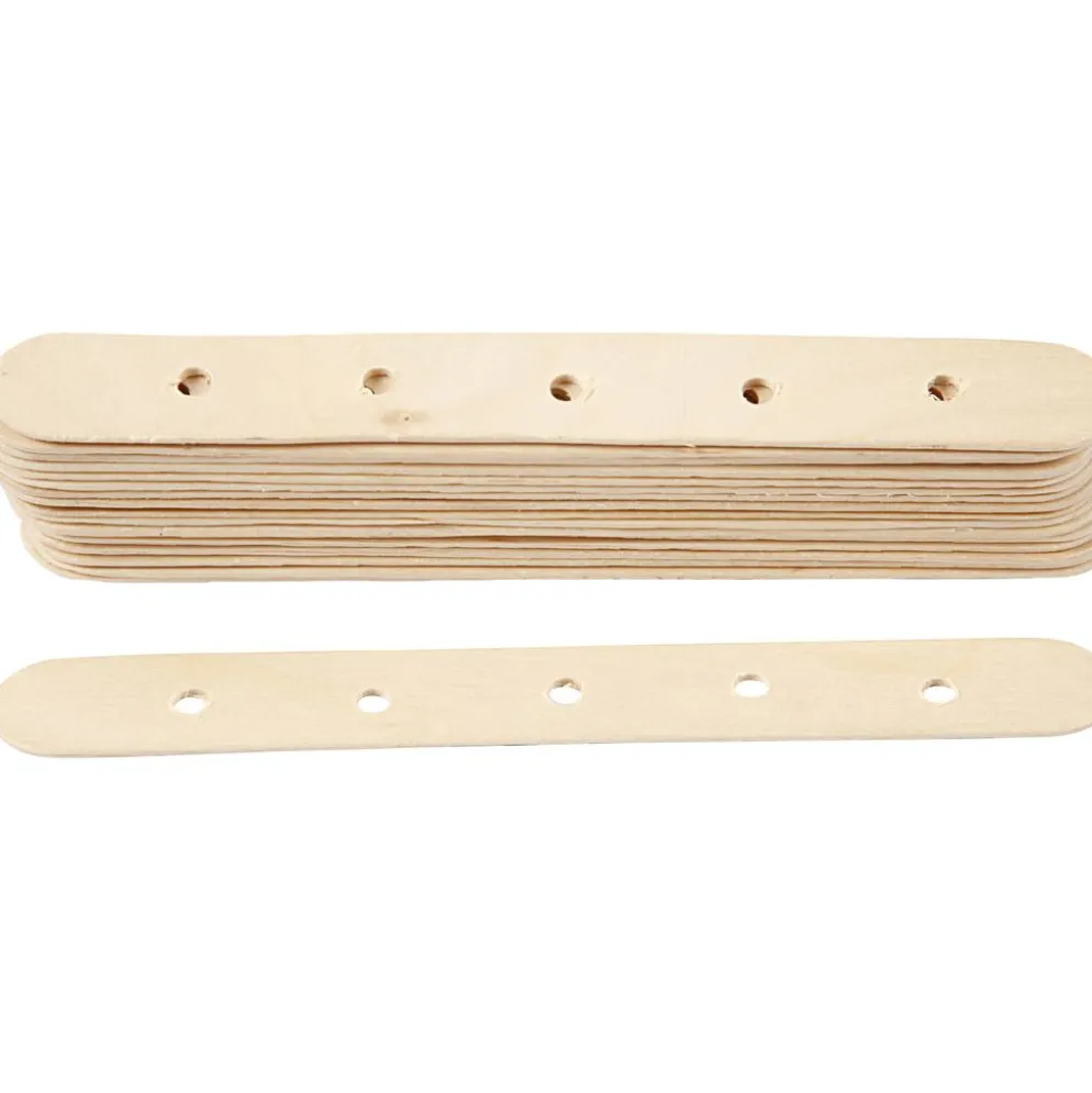Konstruktionspinnar, L: 15 cm, B: 1,8 cm, Hålstl. 4 mm, 20 st./ 1 förp.