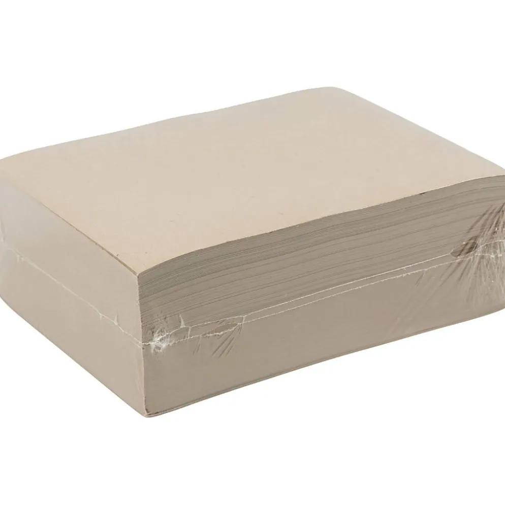 Kraftpapper, A4, ark 210x297 mm, 135 g, grå brun, 500 ark/ 1 förp.