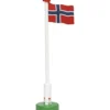 KREA Bordsflagga, H: 36 cm, 1 st., Norge