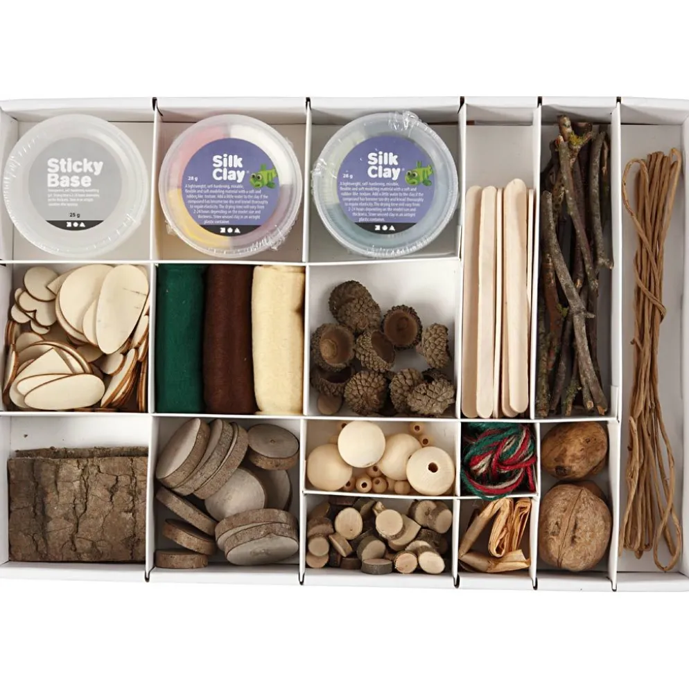 Kreativ Ask, Natur, 1 set