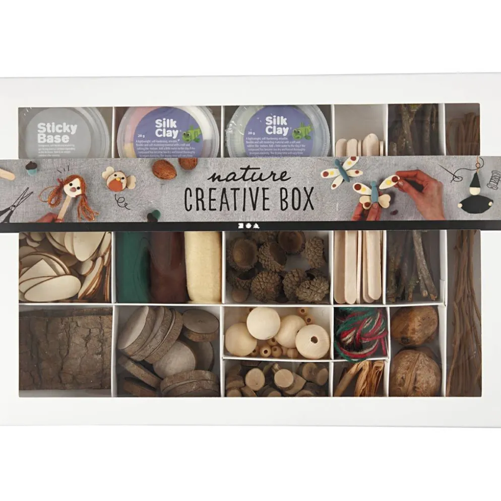Kreativ Ask, Natur, 1 set
