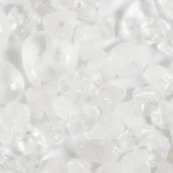Kristallpärlor, Klar kvarts, Dia. 7-12 mm, Hålstl. 1 mm, transparenta färger, 63 st./ 1 förp.