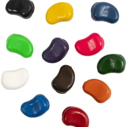 Kritor, Beans, L: 25 mm, tjocklek 15 mm, mixade färger, 12 st./ 1 förp.