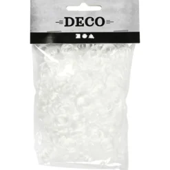 Krulligt dockhår, vit, 15 g/ 1 förp.