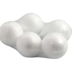 Kulor, Dia. 6 cm, vit, 5 st./ 1 förp.