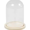Kupa på träfot, H: 9,5 cm, Dia. 6 cm, Hålstl. 3 mm, 1 st.