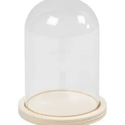 Kupa på träfot, H: 9,5 cm, Dia. 6 cm, Hålstl. 3 mm, 10 st./ 1 förp.