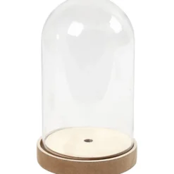 Kupa på träfot, rustikt utseende, H: 18 cm, Dia. 11 cm, 1 förp.