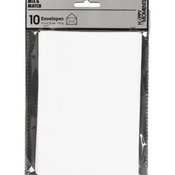 Kuvert, kuvertstl. 11,5x16 cm, 110, vit, 10 st./ 1 förp.