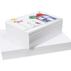 Kvalitetsritpapper, A3,A4, 130+160 g, vit, 750 ark/ 1 förp.
