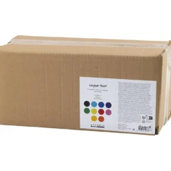 Lackfärg, blank, mixade färger, 10x250 ml/ 1 förp.