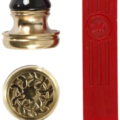 Lack och sigill, Dia. 17 mm, röd, 1 set