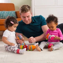 Lamaze Mixa och matcha-larv, H: 22 cm, L: 22 cm, B: 10 cm, 1 st.