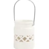 Lanternor, H: 8 cm, Dia. 6,2 cm, vit, 2 st./ 1 förp.