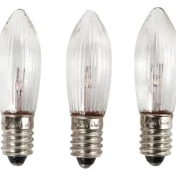 LED-glödlampa, H: 45 mm, Dia. 15 mm, 3 st./ 1 förp.