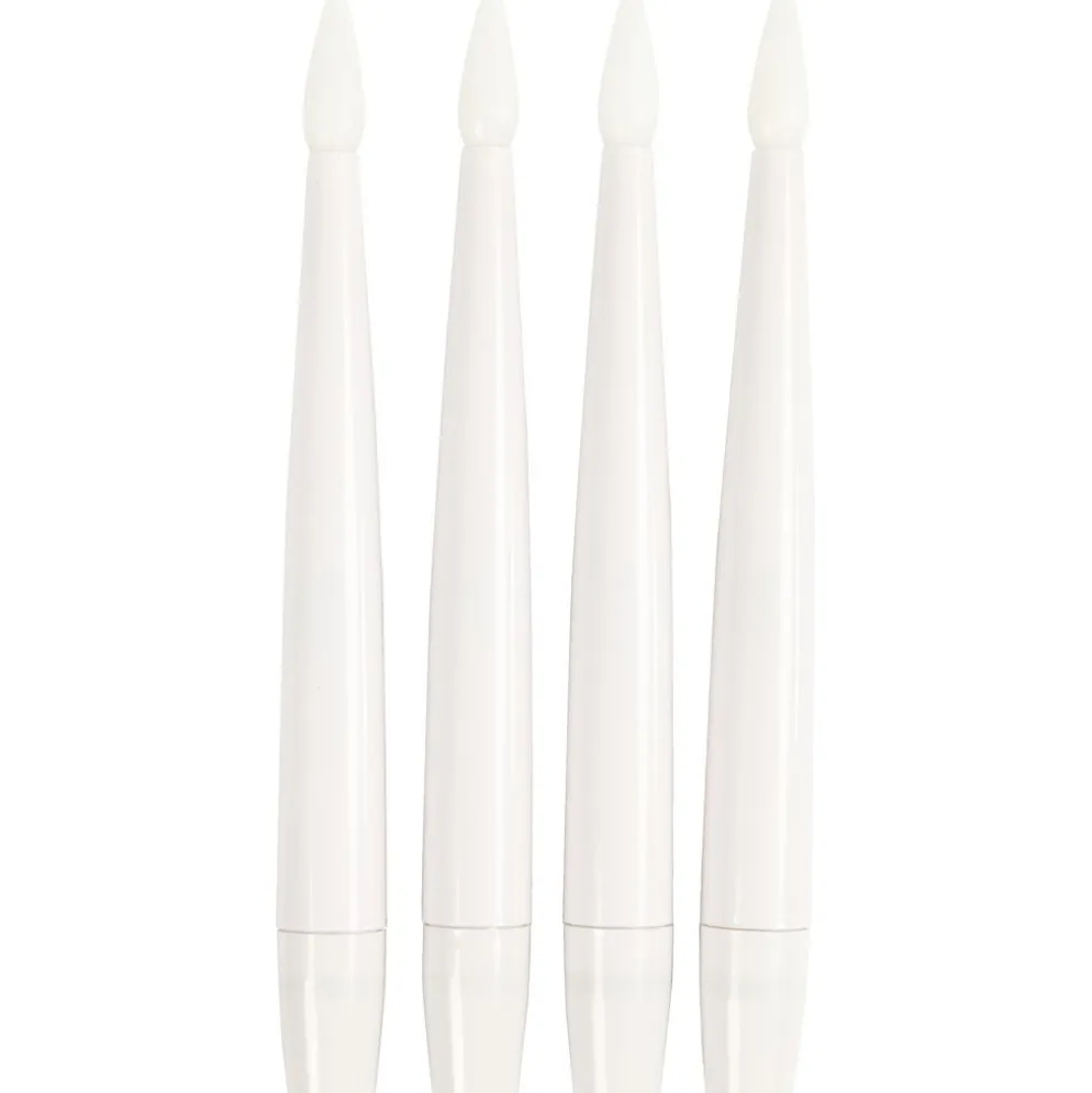 LED julgransljus, H: 15,5 cm, Dia. 14 mm, 4 st./ 1 förp.