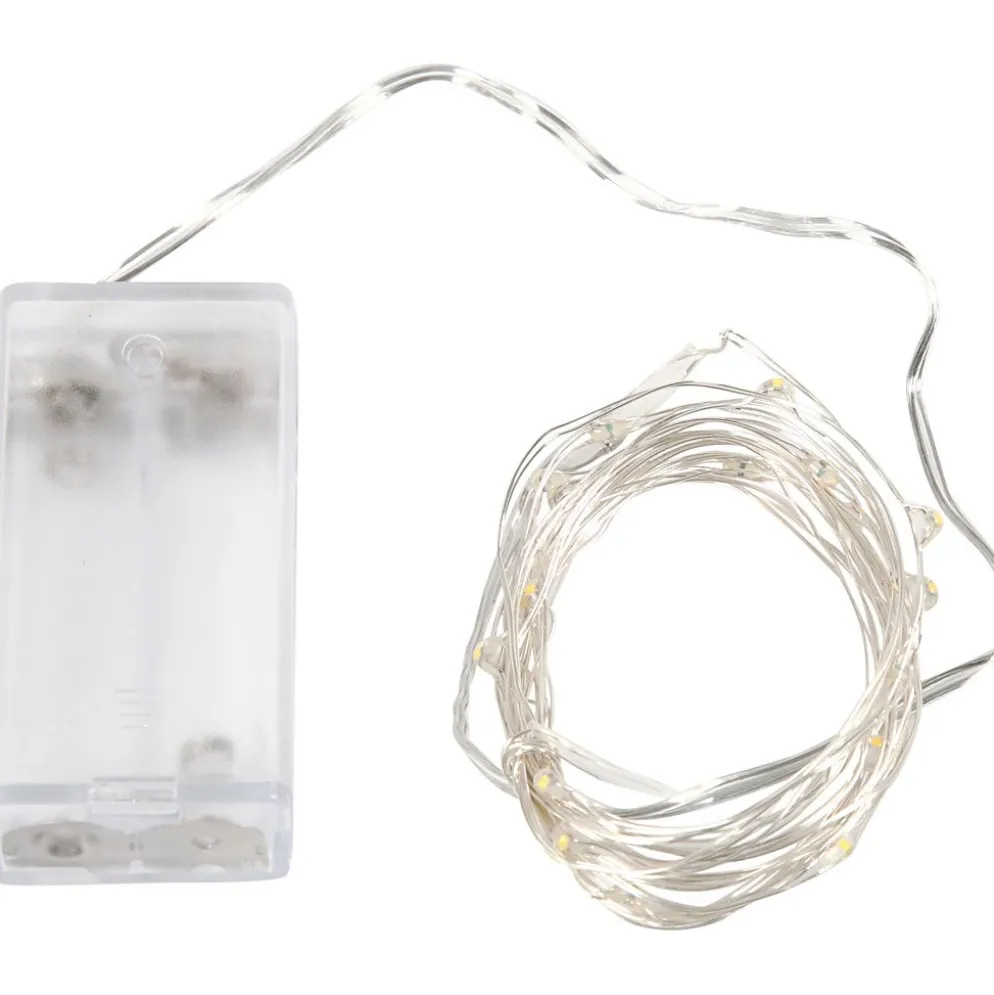 LED ljusslinga, L: 3,15 M, silver, 1 st.