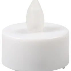 LED Värmeljus, H: 35 mm, Dia. 38 mm, vit, 24 st./ 1 förp.