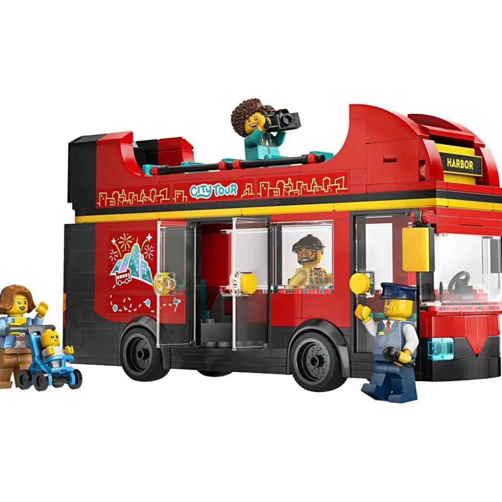 LEGO® City röd dubbeldäckare, 384 delar/ 1 förp.