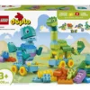 LEGO® DUPLO® City 3-i-1 dinosaurier på hjul, 108 delar/ 1 förp.