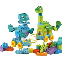 LEGO® DUPLO® City 3-i-1 dinosaurier på hjul, 108 delar/ 1 förp.