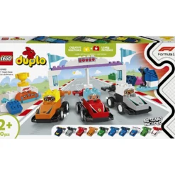 LEGO® DUPLO® F1® Team racerbilar, 70 delar/ 1 förp.