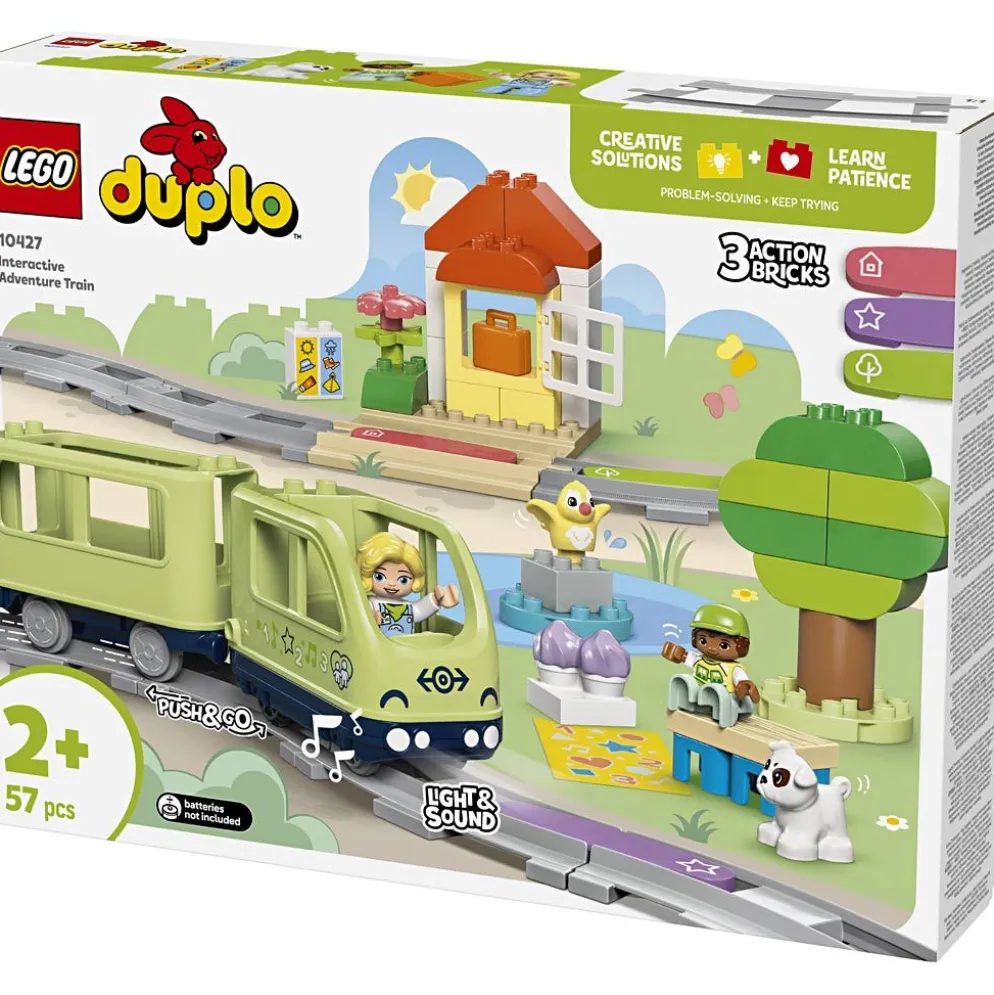 LEGO® DUPLO® interaktivt upplevelsetåg, 57 delar/ 1 förp.