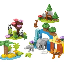 LEGO® DUPLO® 3-i-1 Vilda Djurfamiljer, 92 delar/ 1 förp.