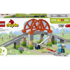LEGO® DUPLO® utbyggnadsset för järnvägsbro och spår, 42 delar/ 1 förp.