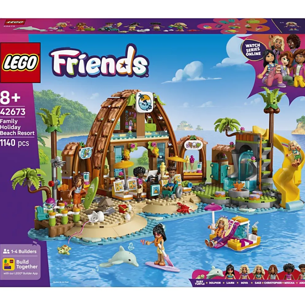 LEGO® Friends familjesemester på badort, 1140 delar/ 1 förp.