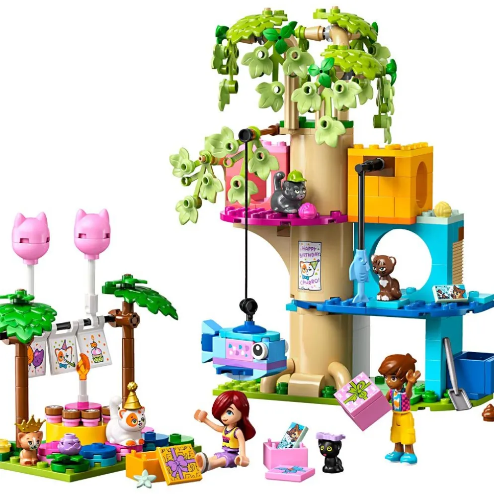 LEGO® Friends födelsedagskalas och trädhus, 321 delar/ 1 förp.