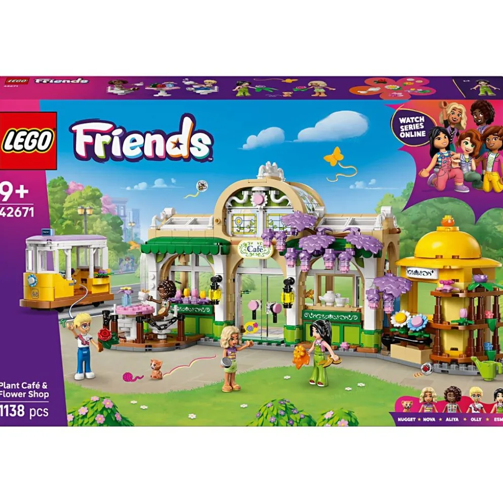 LEGO® Friends växtcafé och blomsterbutik, 1138 delar/ 1 förp.