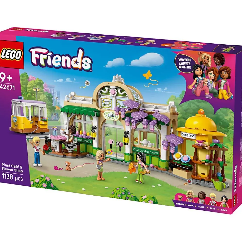 LEGO® Friends växtcafé och blomsterbutik, 1138 delar/ 1 förp.