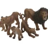 Lejonfamilj, H: 5-8 cm, L: 7-14 cm, 4 st./ 1 set